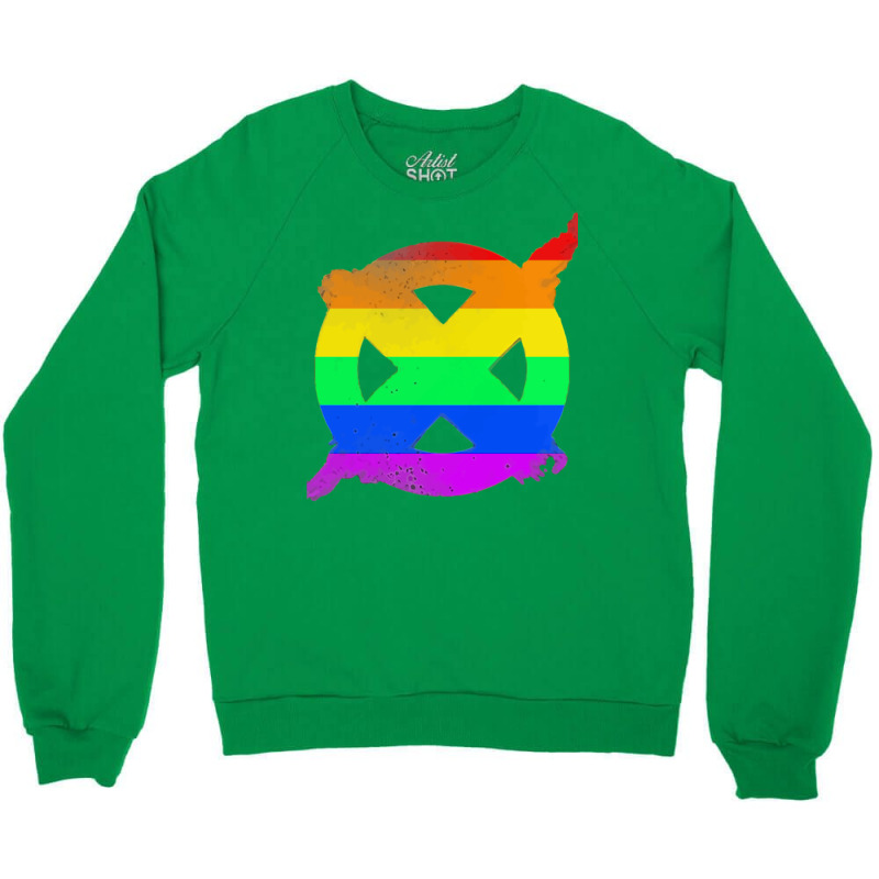 Gay Pride Xlogo Crewneck Sweatshirt | Artistshot