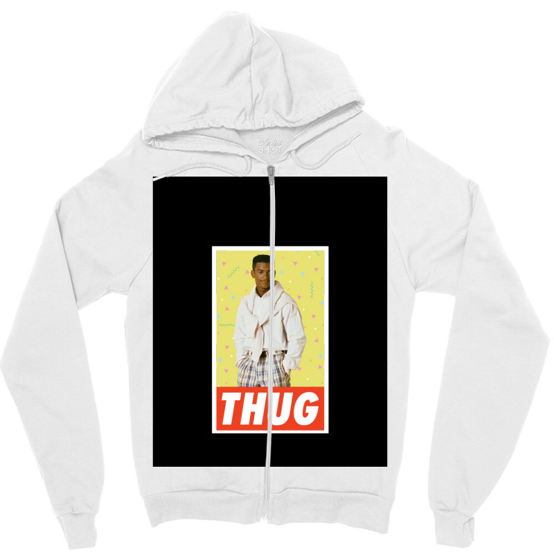 Thug Zipper Hoodie by bielommatessm | Artistshot