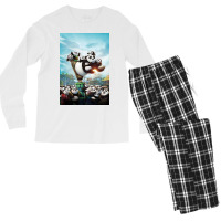 Kung Fu Panda Men's Long Sleeve Pajama Set | Artistshot