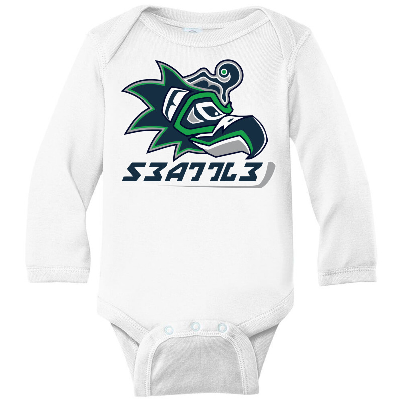 The Seattle Thunderbirds Hockey Long Sleeve Baby Bodysuit | Artistshot