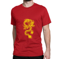 Yellow Chinese Dragon Classic T-shirt | Artistshot