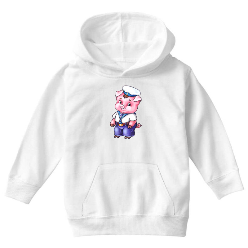 Cool Baby Pig Youth Hoodie by ayassam | Artistshot