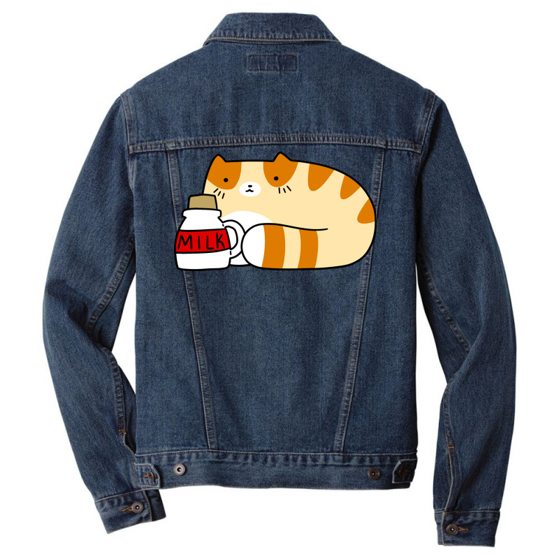 Milk Tabby Men Denim Jacket by ilal12 | Artistshot