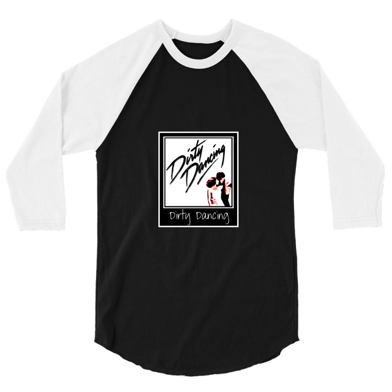 Dirty Dancing - Black And White Frame 3/4 Sleeve Shirt by Hikarost78 | Artistshot