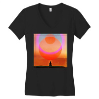 Meditation In The Desert Women's V-neck T-shirt | Artistshot