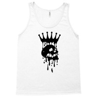 Melting Skull With Melting Crown Tank Top | Artistshot