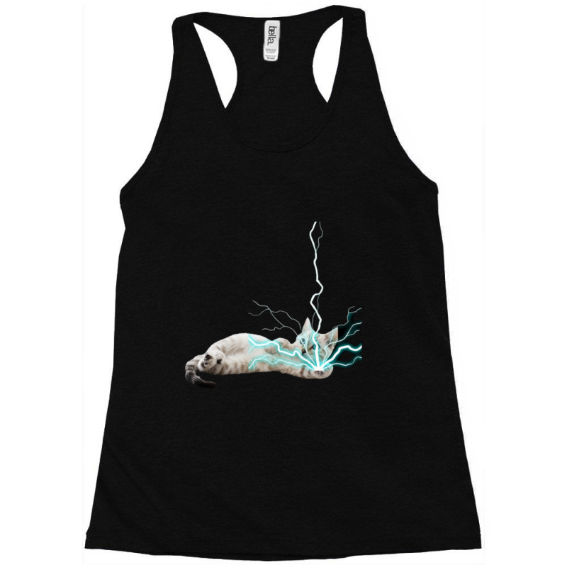 Cat Lightning   1 Racerback Tank by Reynaldo K Dennis | Artistshot