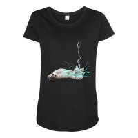 Cat Lightning   1 Maternity Scoop Neck T-shirt | Artistshot