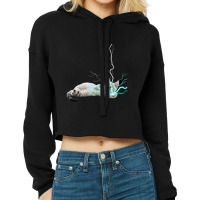 Cat Lightning   1 Cropped Hoodie | Artistshot