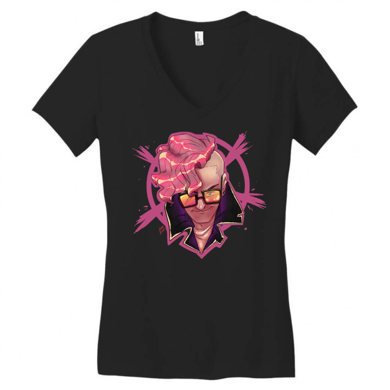 Quentin Quire Design  Anu Studio Women's V-Neck T-Shirt by emirgemif | Artistshot