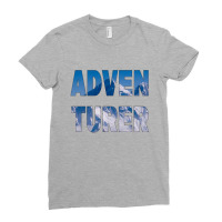 Adventurer Mountain Style Ladies Fitted T-shirt | Artistshot