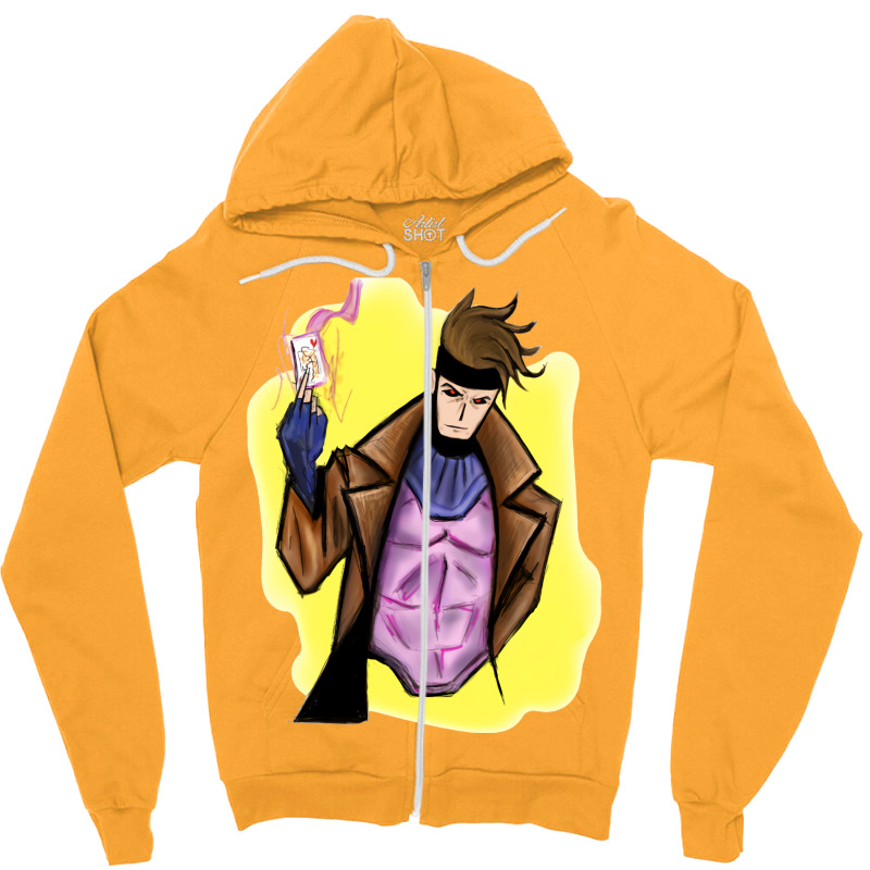 Superhero The Gambitgift For Fans 1 Zipper Hoodie | Artistshot