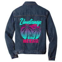 Zihuatanejo Mexico T Shirt Men Denim Jacket | Artistshot