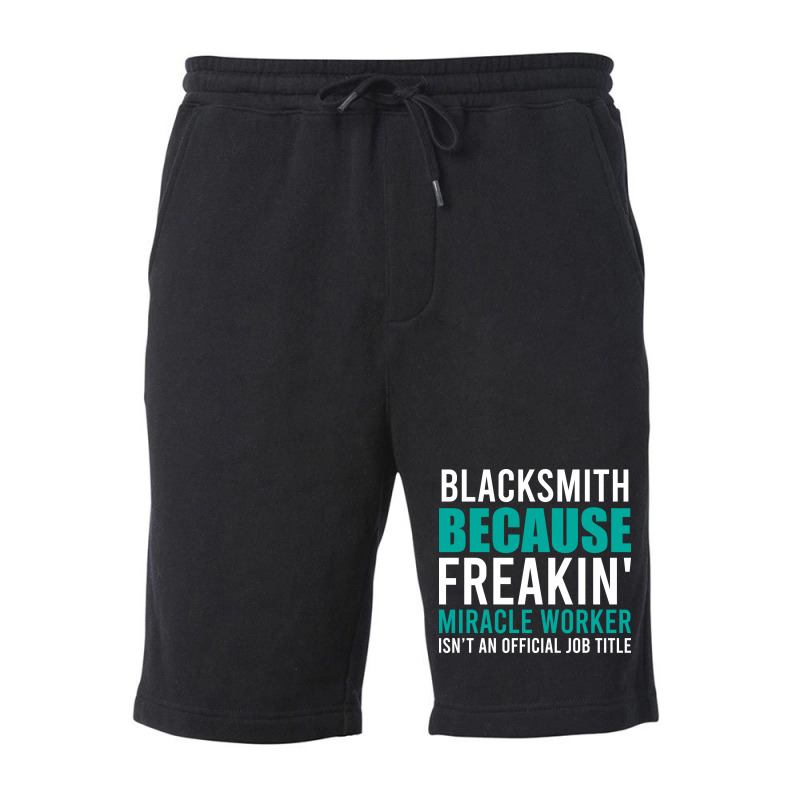 Blacksmith Is A Miracle Worker Cool Fleece Short by abadchzoumae | Artistshot