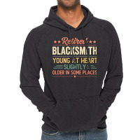 Retired Blacksmith Humor Vintage Hoodie | Artistshot