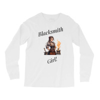 Blacksmith Girl Yellow Long Sleeve Shirts | Artistshot