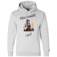 Blacksmith Girl Yellow Champion Hoodie | Artistshot