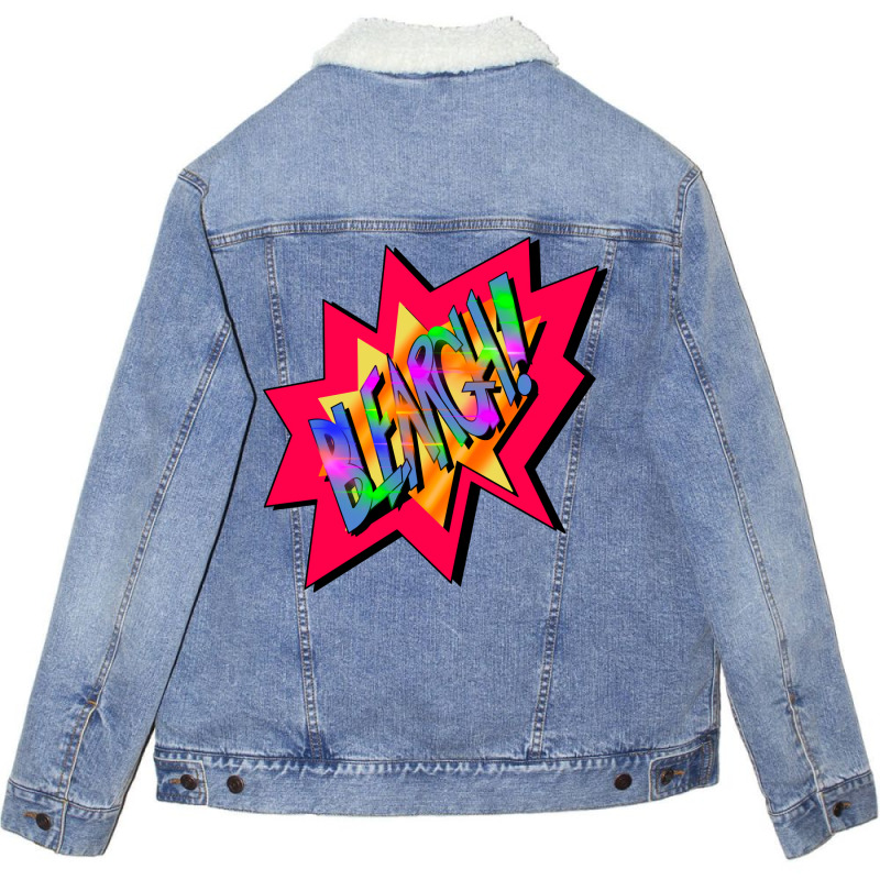 Bleargh Sparkle Edition Unisex Sherpa-Lined Denim Jacket by obibifayaxa | Artistshot