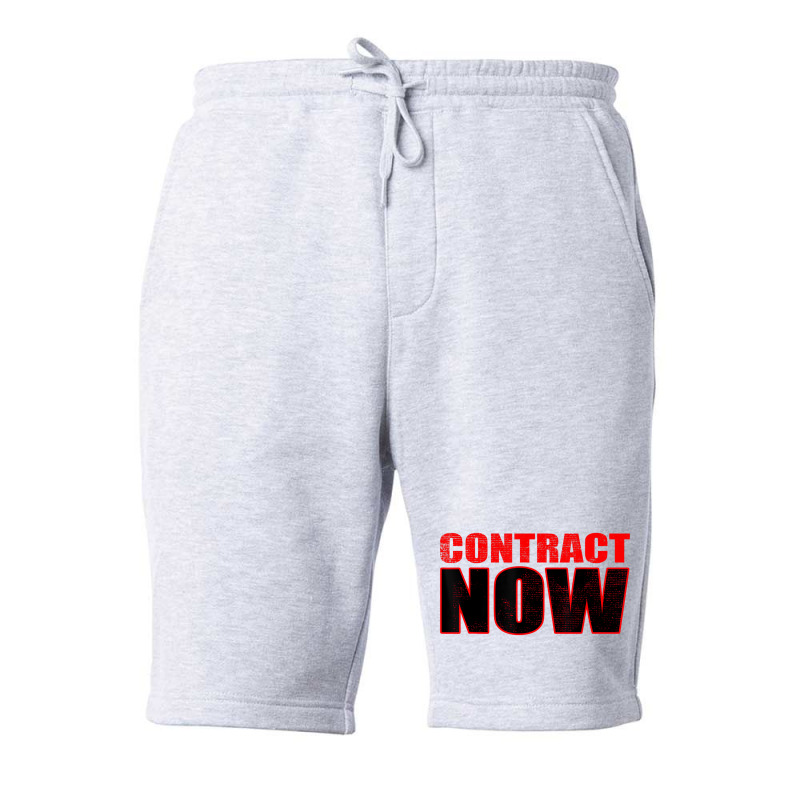 Contract Now Fair Contract Now T Shirt Fleece Short | Artistshot