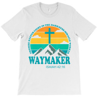 Cool Retro Vintage Waymaker Promise Keeper Miracle T-shirt | Artistshot