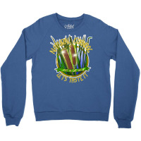 Natural Corndogs Blue Crewneck Sweatshirt | Artistshot