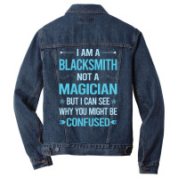 Not A Magician Blacksmith Men Denim Jacket | Artistshot