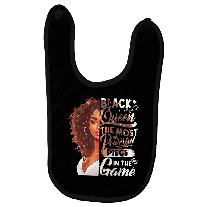 Black Queen The Most Powerful Piece In Game Histor Baby Bibs | Artistshot