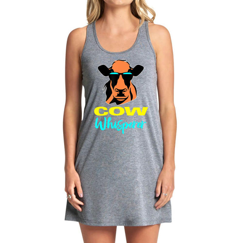 Cow Whisperer Gifts Farm Lovers Farmer Animal Cow Tank Dress by ravand | Artistshot