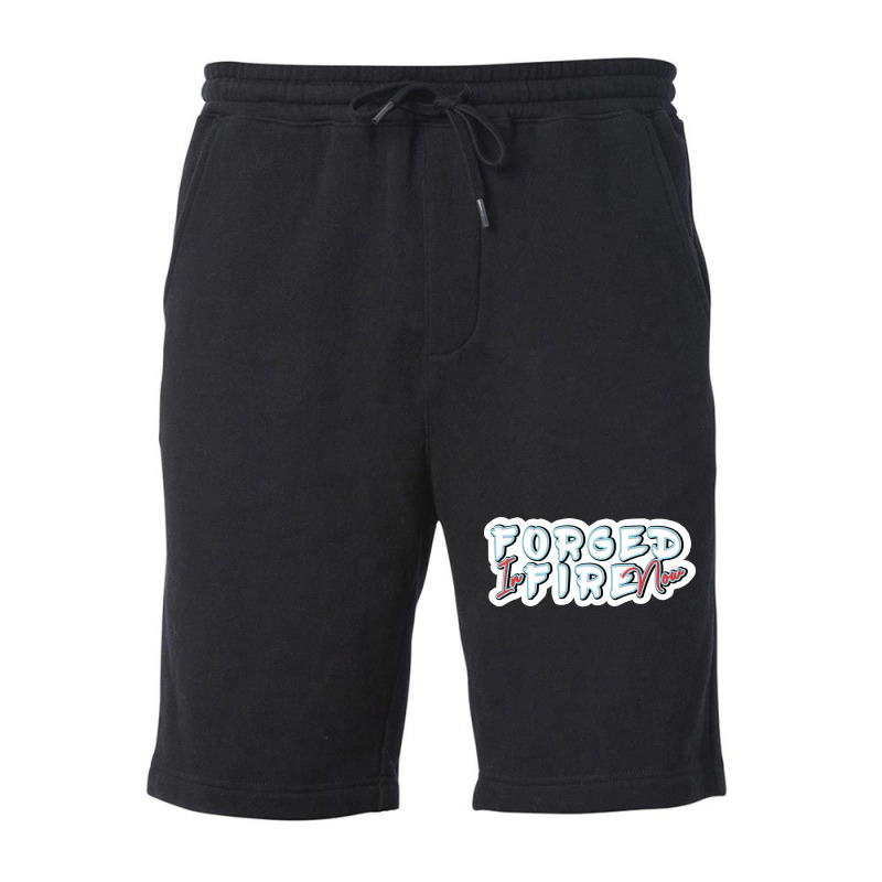 Forged In Fire Now Lettering Red Fleece Short by kauicaosja2 | Artistshot