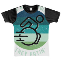 They See Me Rollin They Hatin Funny Wheelchair Dis Graphic Youth T-shirt | Artistshot