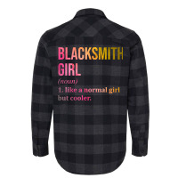 Funny And Awesome Definition Style Saying Blacksmi Flannel Shirt | Artistshot