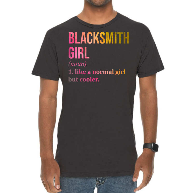 Funny And Awesome Definition Style Saying Blacksmi Vintage T-shirt | Artistshot