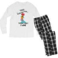 Rooster Chicken Rock Paper Scissors Throat Punch I Men's Long Sleeve Pajama Set | Artistshot