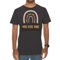 Just A Girl Who Loves Her Dog And Blacksmithing Gi Vintage T-shirt | Artistshot