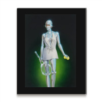 Tennis Robot Art Metal Print Vertical | Artistshot