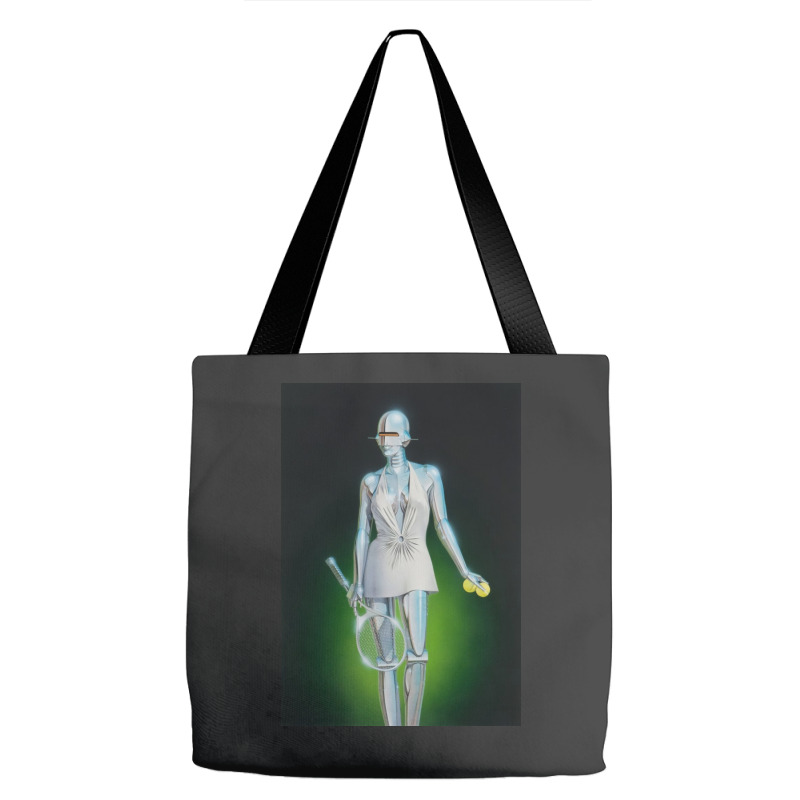 Tennis Robot Art Tote Bags | Artistshot