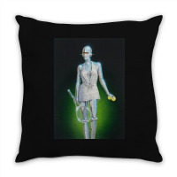 Tennis Robot Art Throw Pillow | Artistshot