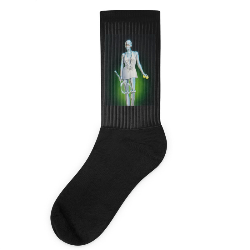 Tennis Robot Art Socks | Artistshot