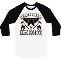 Hephaestus Blacksmith Cute 3/4 Sleeve Shirt | Artistshot