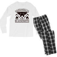 Hephaestus Blacksmith Cute Men's Long Sleeve Pajama Set | Artistshot