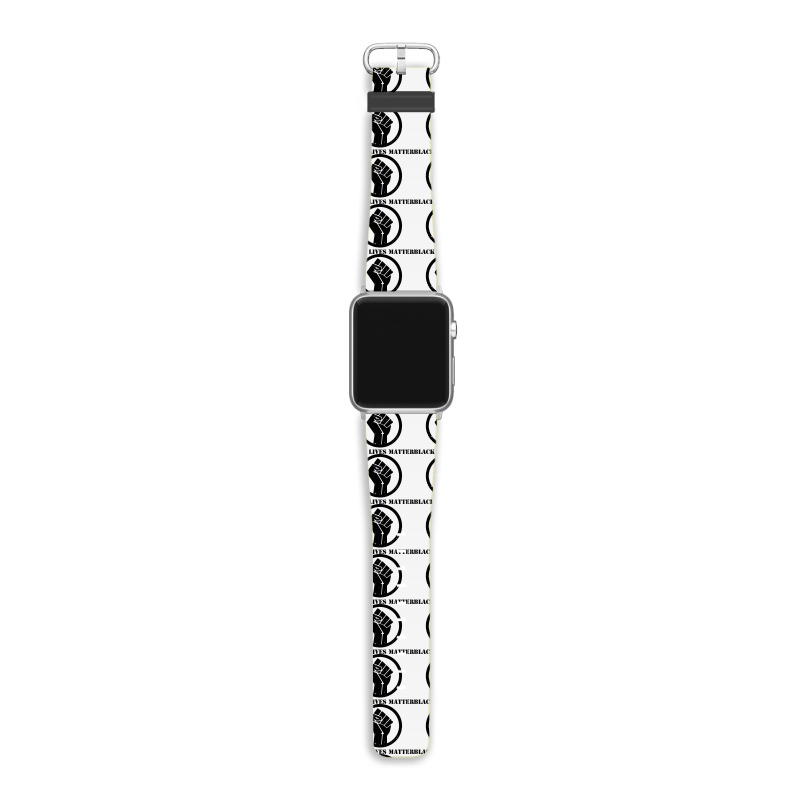 Black Lives Matter Black Power Fist Apple Watch Band. By Artistshot