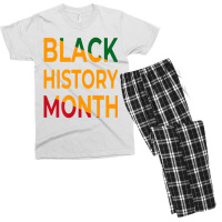 Celebrating Black History Month African American U Men's T-shirt Pajama Set | Artistshot