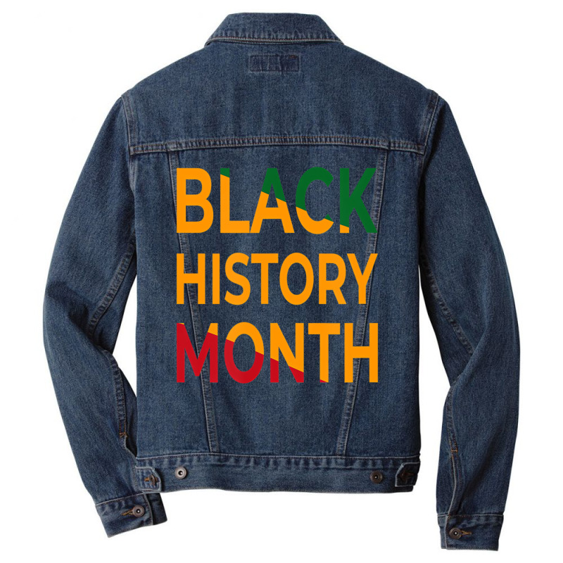 Celebrating Black History Month African American U Men Denim Jacket | Artistshot