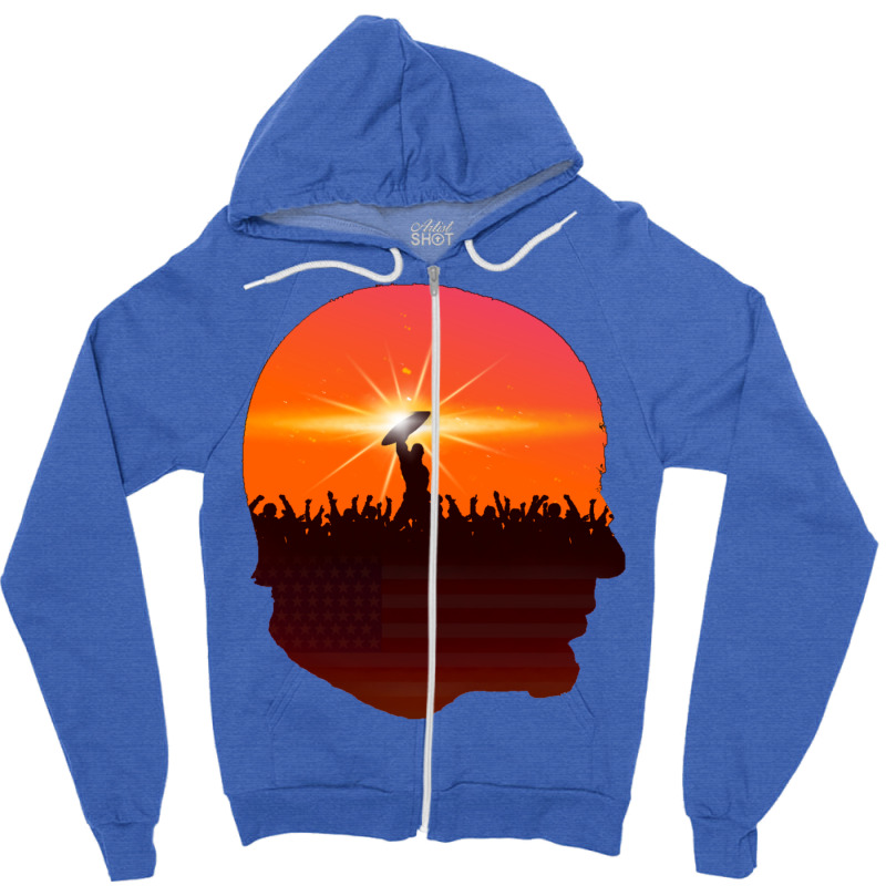 God's Righteous Man... Zipper Hoodie | Artistshot