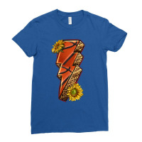 Sport Basketball Lightning Bolt Ladies Fitted T-shirt | Artistshot