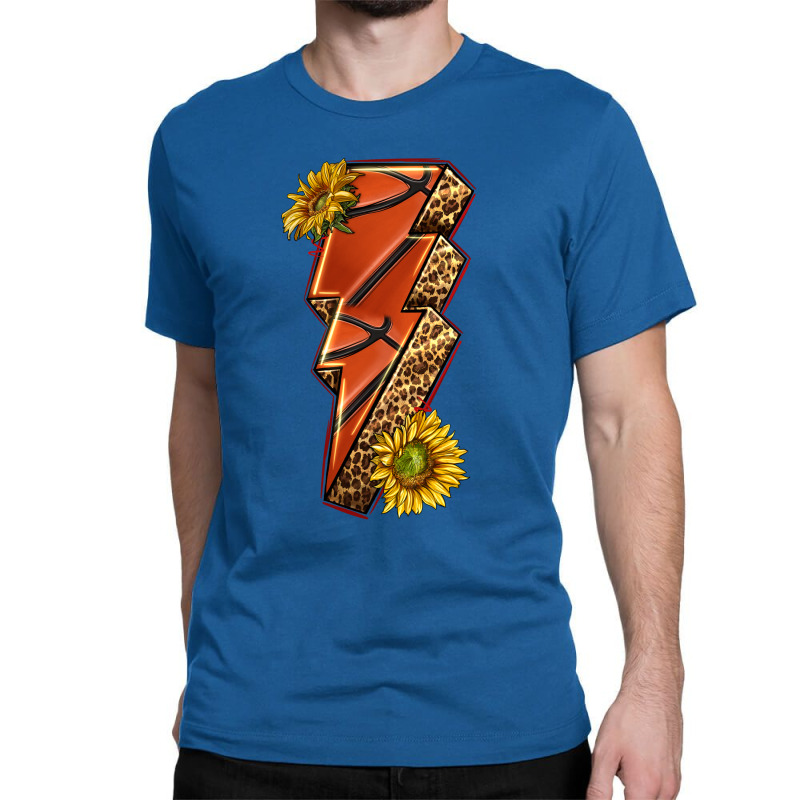 Sport Basketball Lightning Bolt Classic T-shirt by enoddigitalart@gmail.com | Artistshot