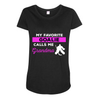 Funny Hockey Grandma Long Sleeve Tshirt Ice Goalie Maternity Scoop Neck T-shirt | Artistshot