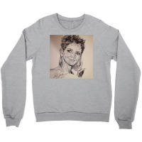 Halle Berry Portrait Crewneck Sweatshirt | Artistshot