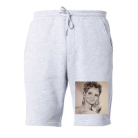 Halle Berry Portrait Fleece Short | Artistshot