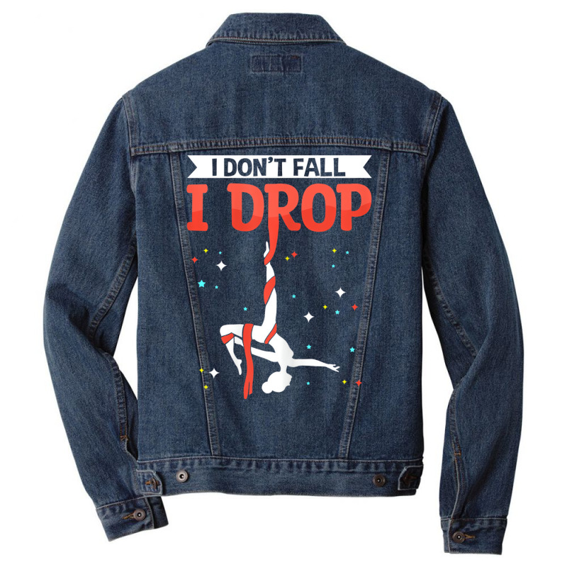 Womens Aerialist Aerial Yoga & Aerial Silks T Shir Men Denim Jacket | Artistshot